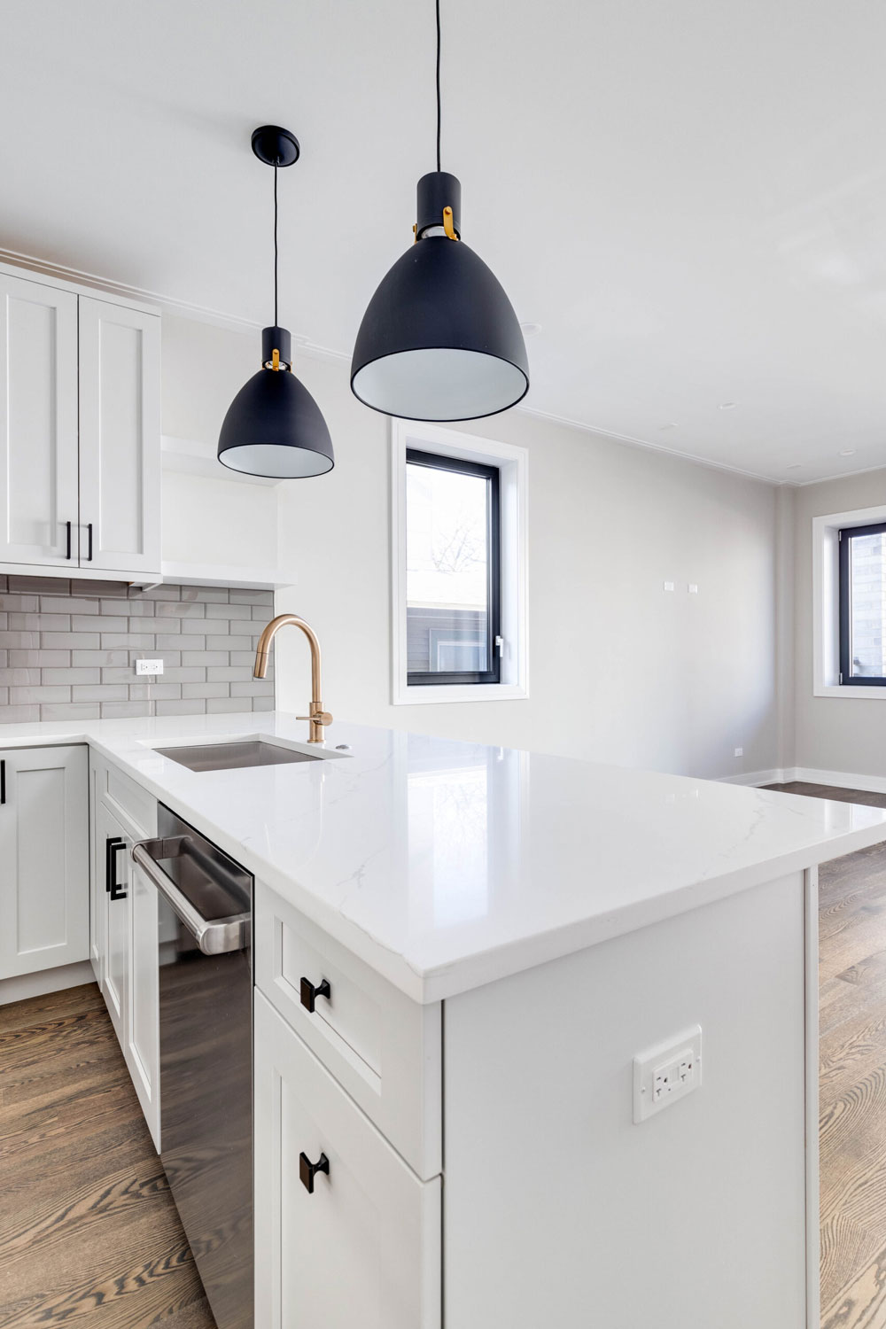 home remodeling Denver Company Showcase Kitchen Remodel White Modern
